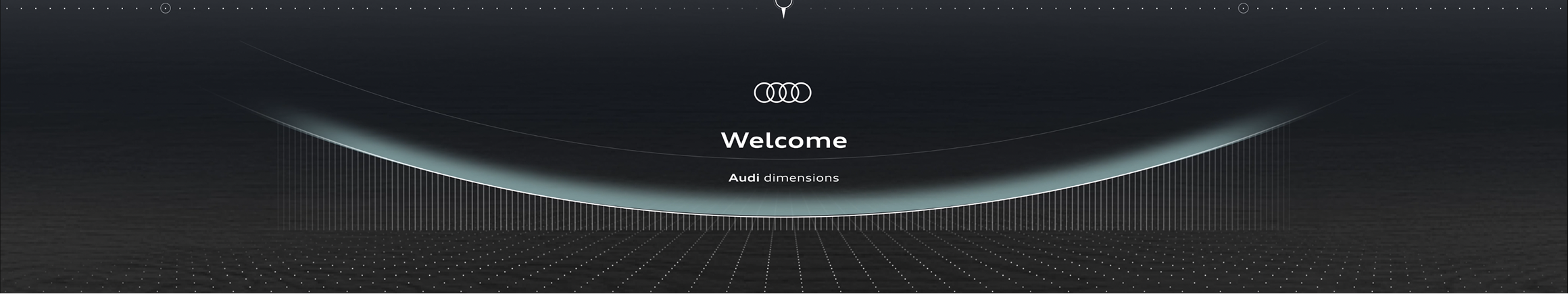 Audi Dimensions welcome interface